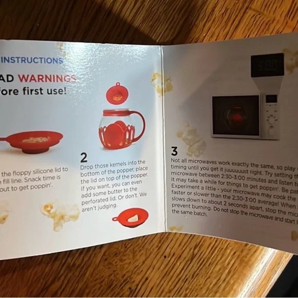 Tasty Microwave Popcorn Popper - Picture 4 of 4